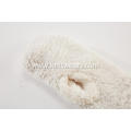 Girl's Knitted Cable Fleece Opening Mitten Gloves